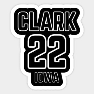 CAITLIN CLARK 22 IOWA Sticker